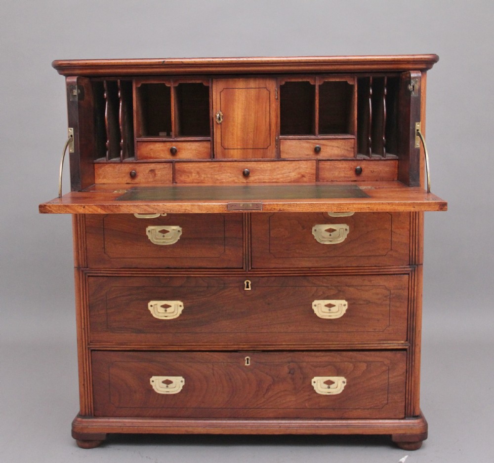 Early 19th Century Anglo-Indian campaign chest View V