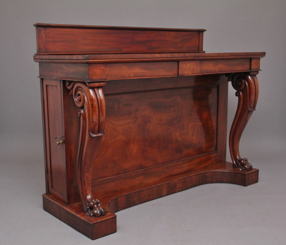Super quality 19th Century mahogany console table