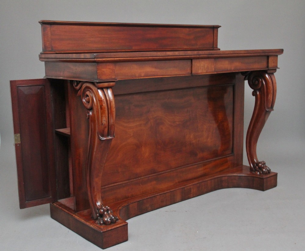 Super quality 19th Century mahogany console table View II