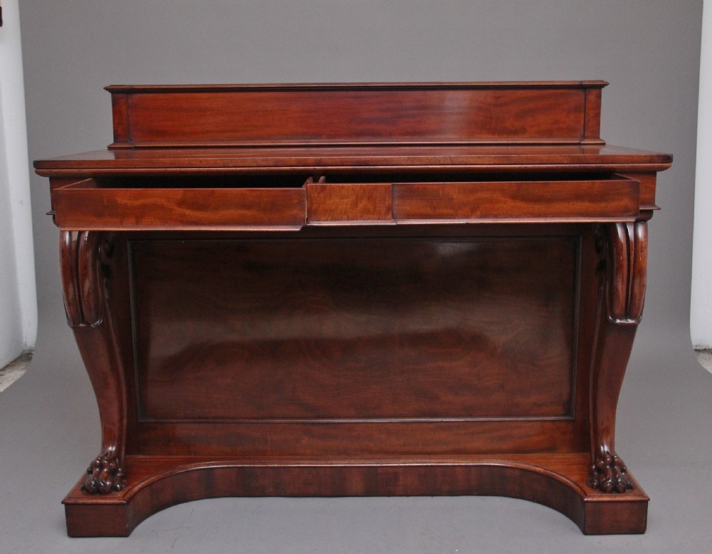 Super quality 19th Century mahogany console table View V