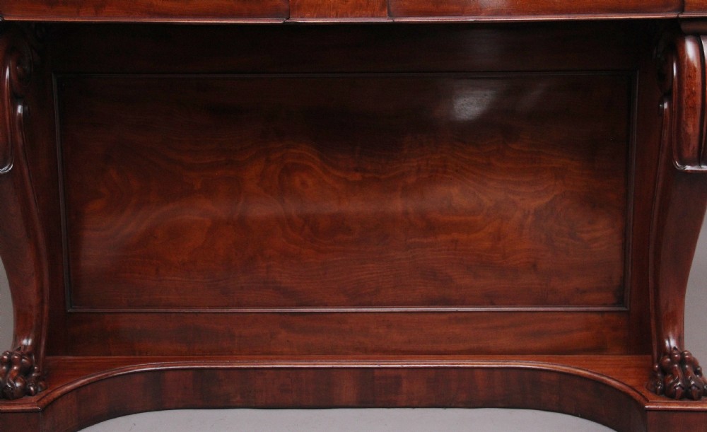 Super quality 19th Century mahogany console table View XIV