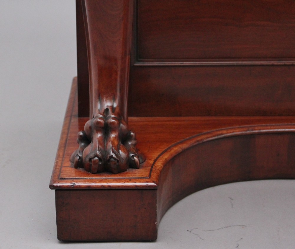 Super quality 19th Century mahogany console table View XV