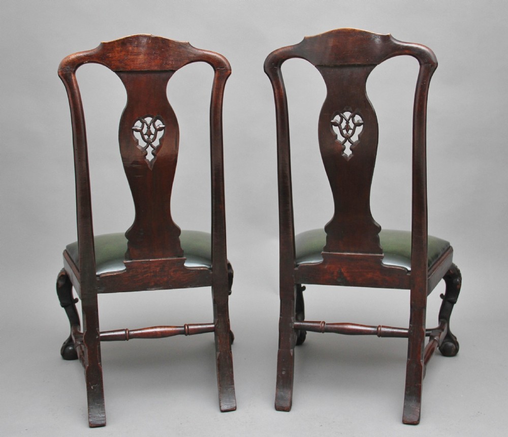 Pair of 18th Century walnut Portuguese chairs View IV