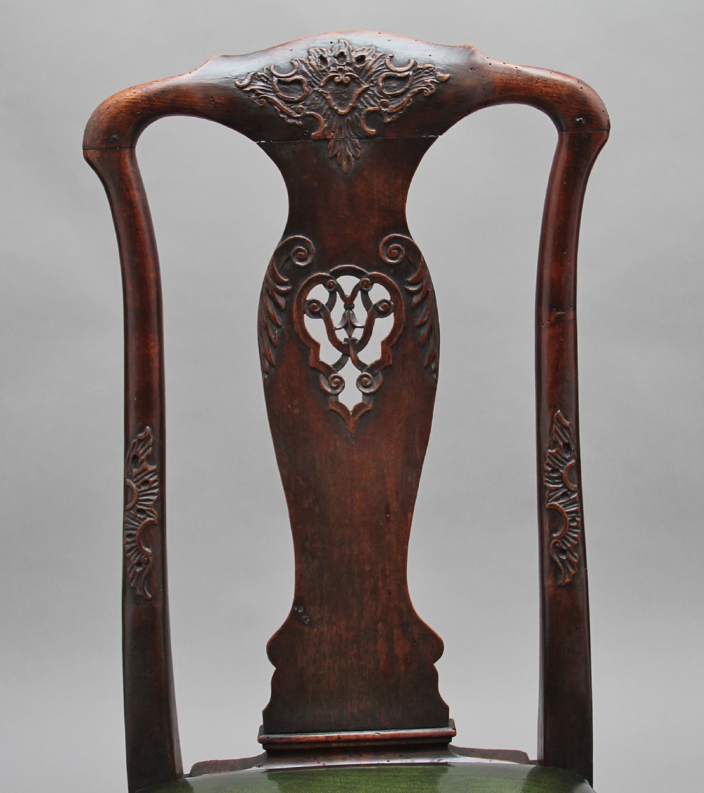 Pair of 18th Century walnut Portuguese chairs View VI