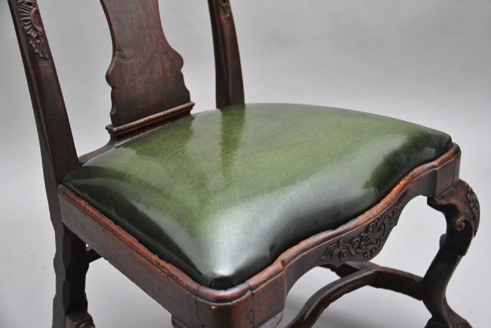 Pair of 18th Century walnut Portuguese chairs View VIII