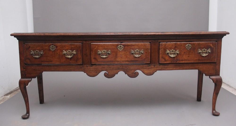 18th Century oak dresser base