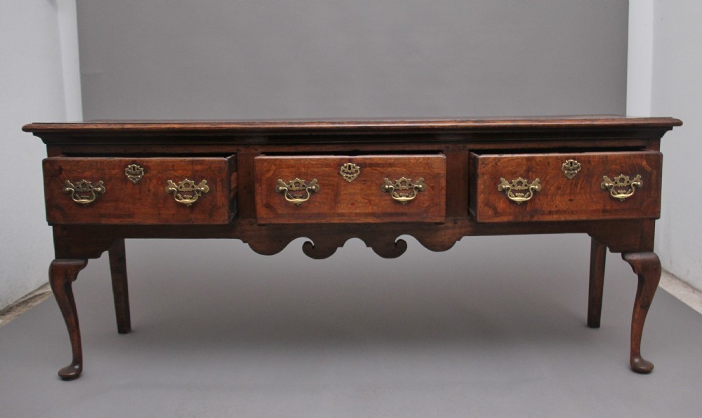 18th Century oak dresser base View II