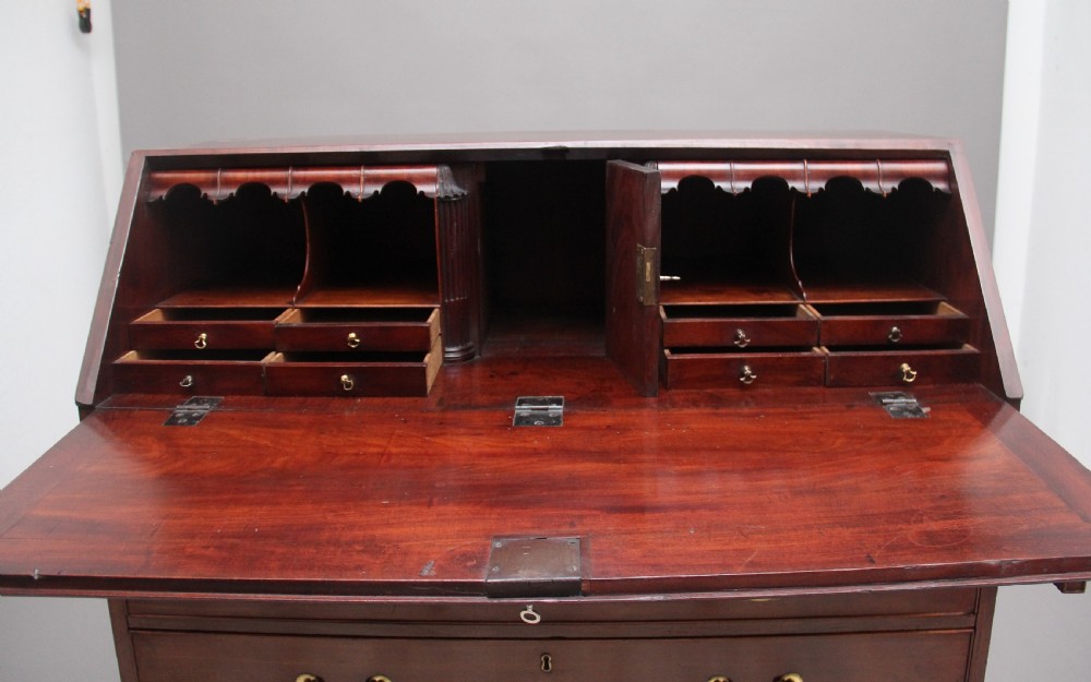 18th Century mahogany Georgian bureau View VII