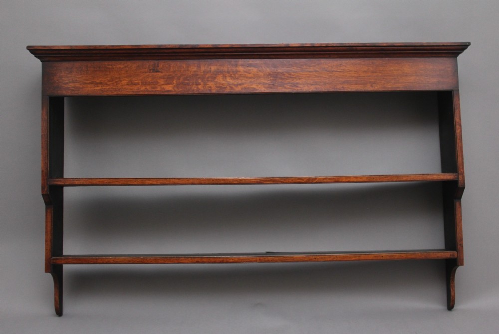18th Century oak hanging rack