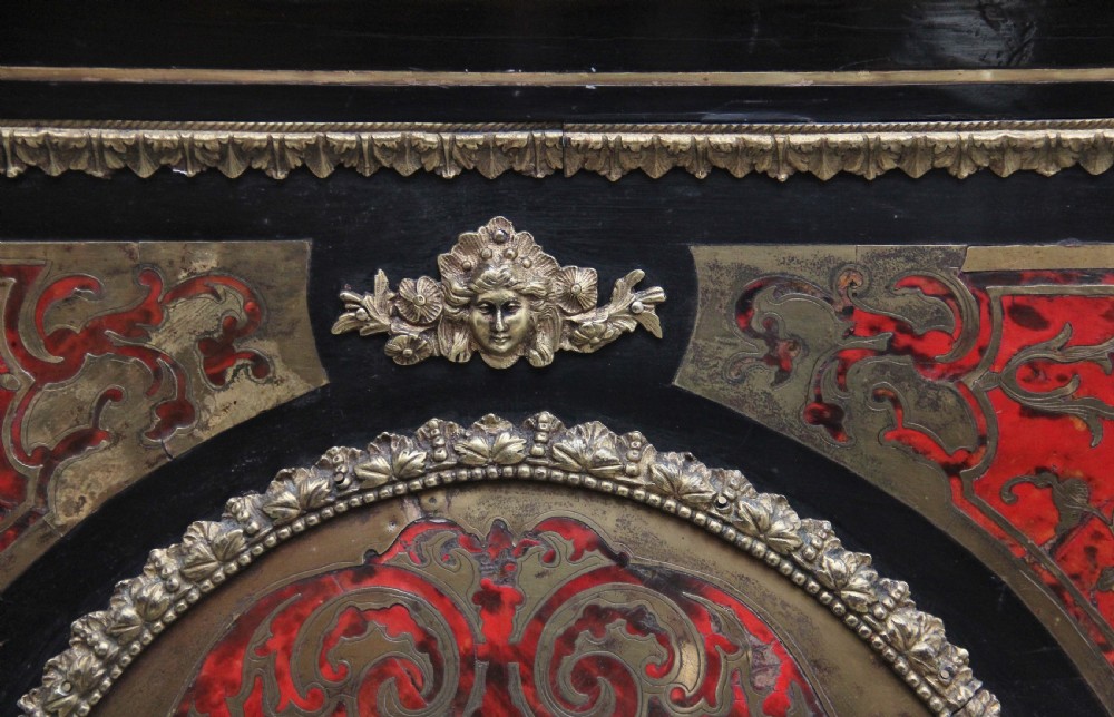 19th Century ebonized boulle pier cabinet View XIII