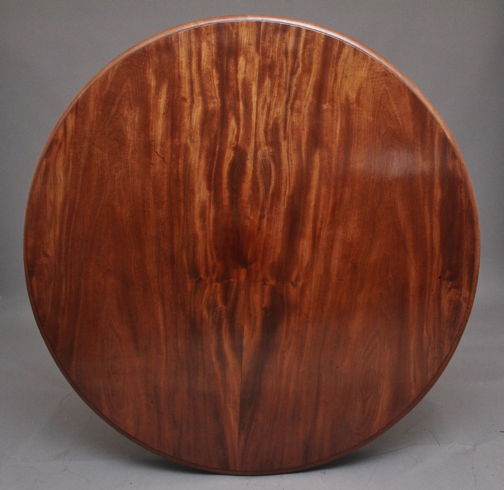 Early 19th Century mahogany drum table View III