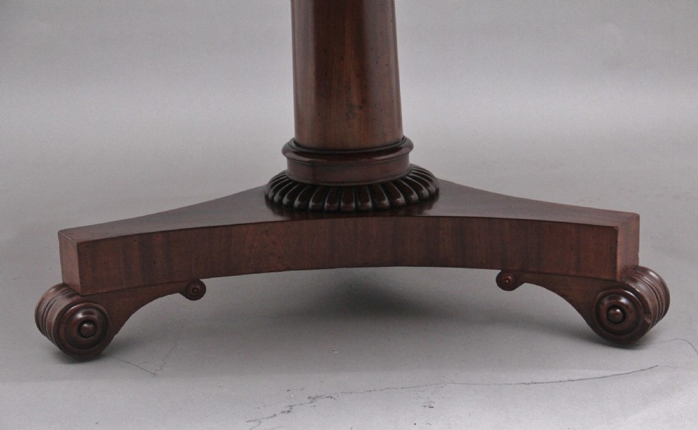 Early 19th Century mahogany drum table View VIII