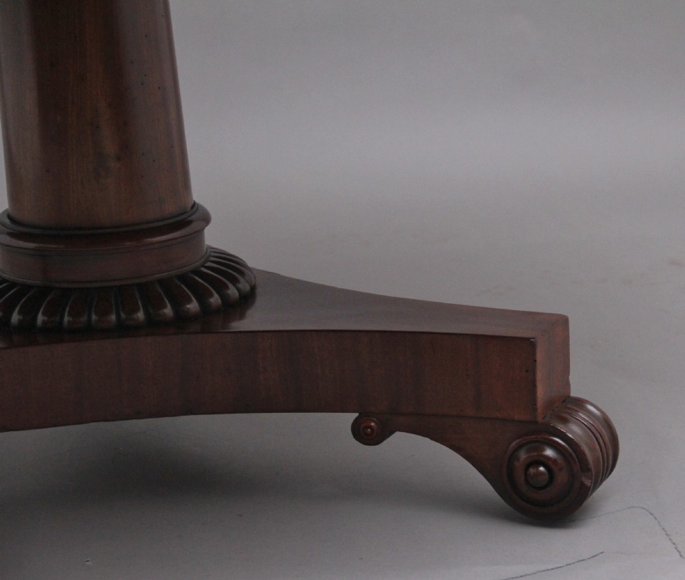 Early 19th Century mahogany drum table View IX
