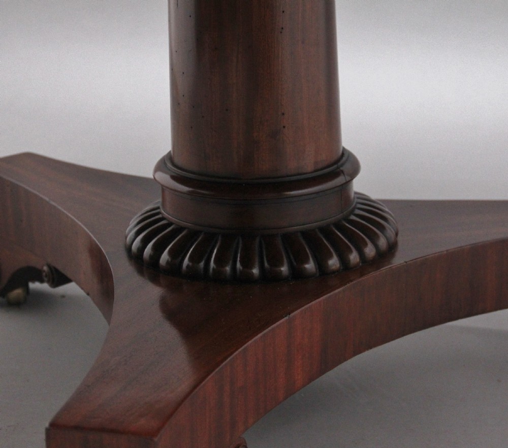 Early 19th Century mahogany drum table View XI