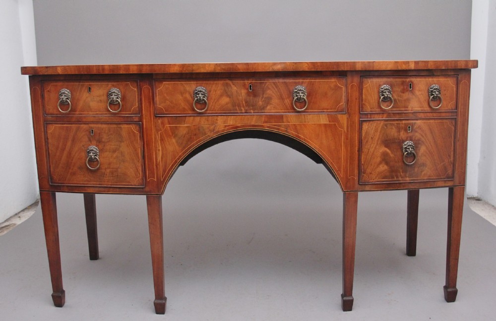 Early 19th Century inlaid mahogany sideboard