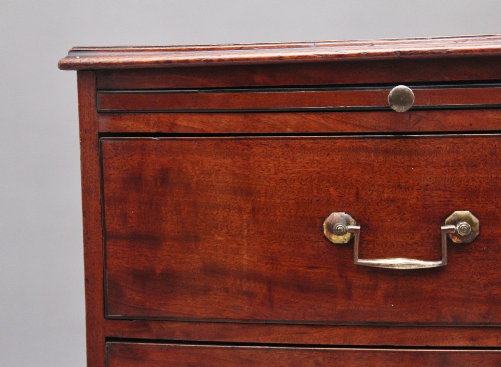 Early 19th Century mahogany bowfront chest View IV