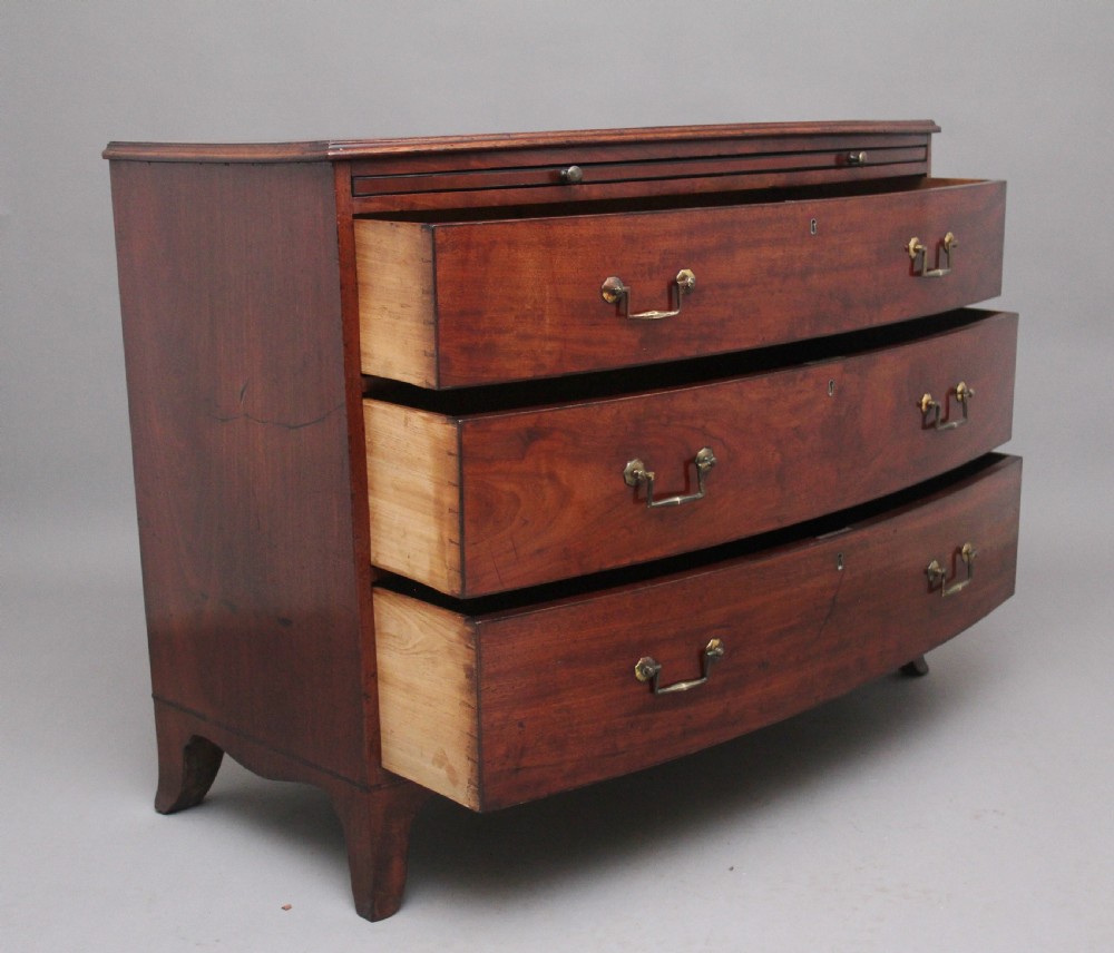 Early 19th Century mahogany bowfront chest View VI