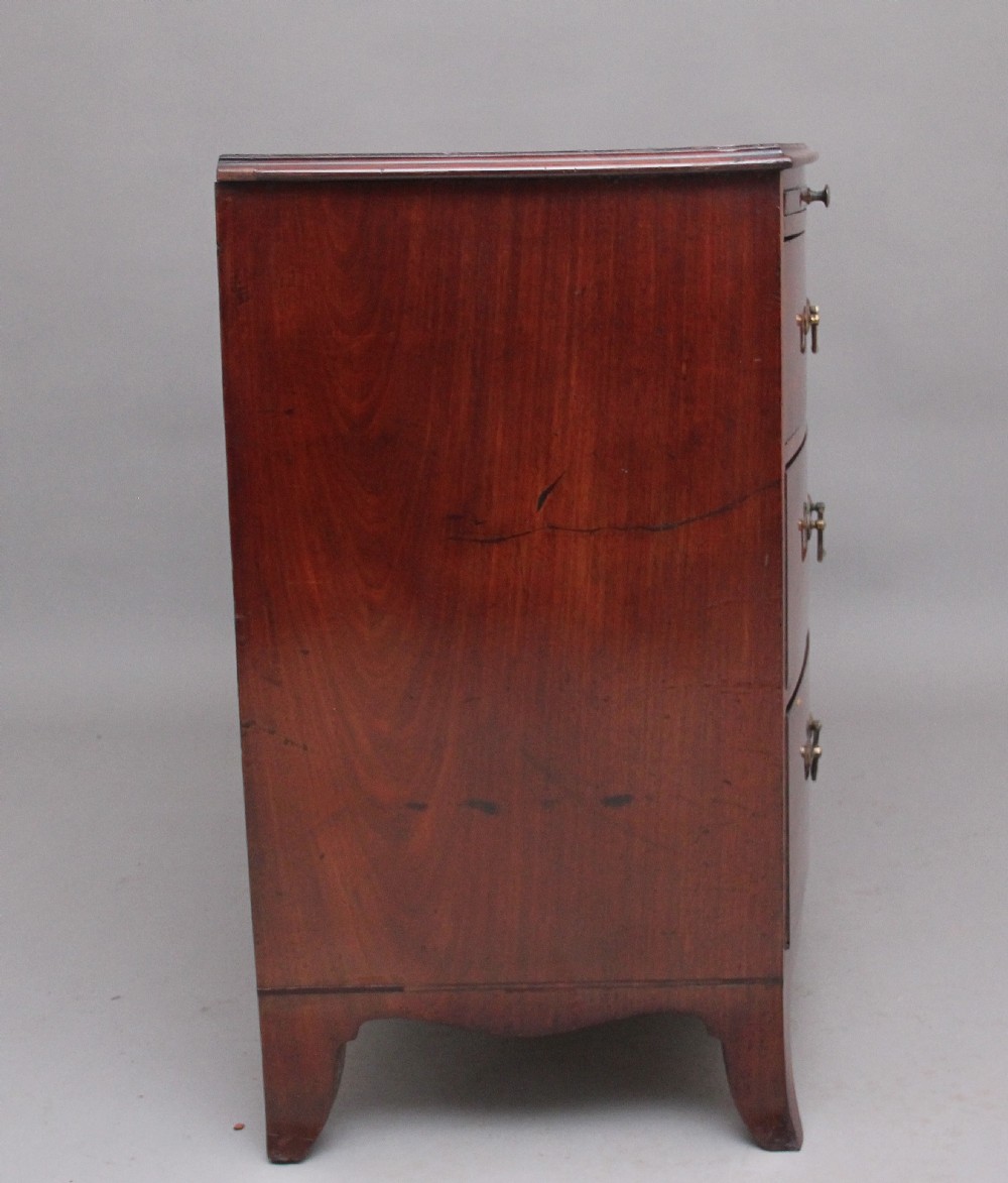 Early 19th Century mahogany bowfront chest View VIII