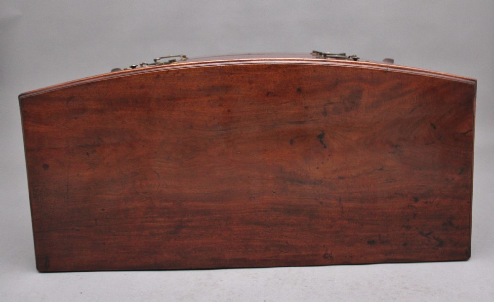 Early 19th Century mahogany bowfront chest View XI