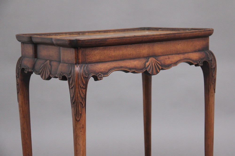 Early 20th Century walnut silver table View III