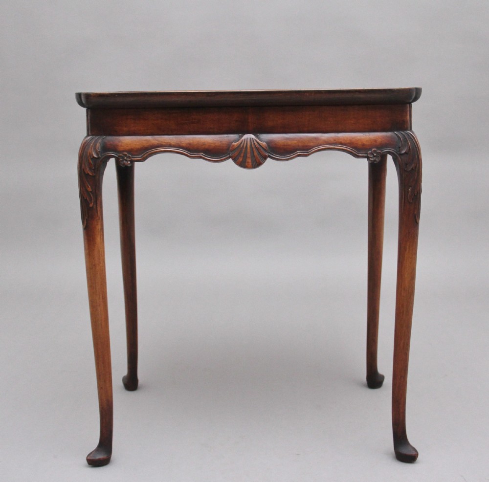 Early 20th Century walnut silver table View VII