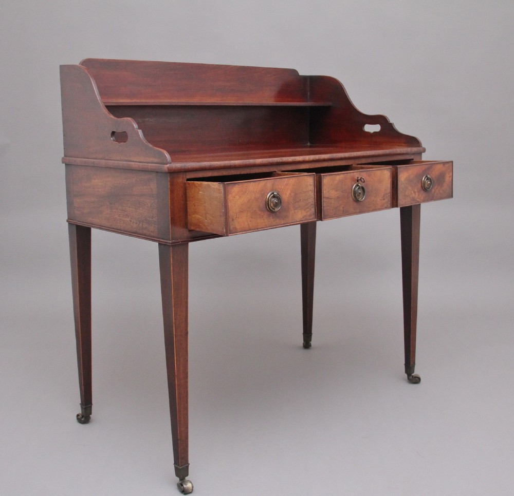 Early 19th Century mahogany writing table View V