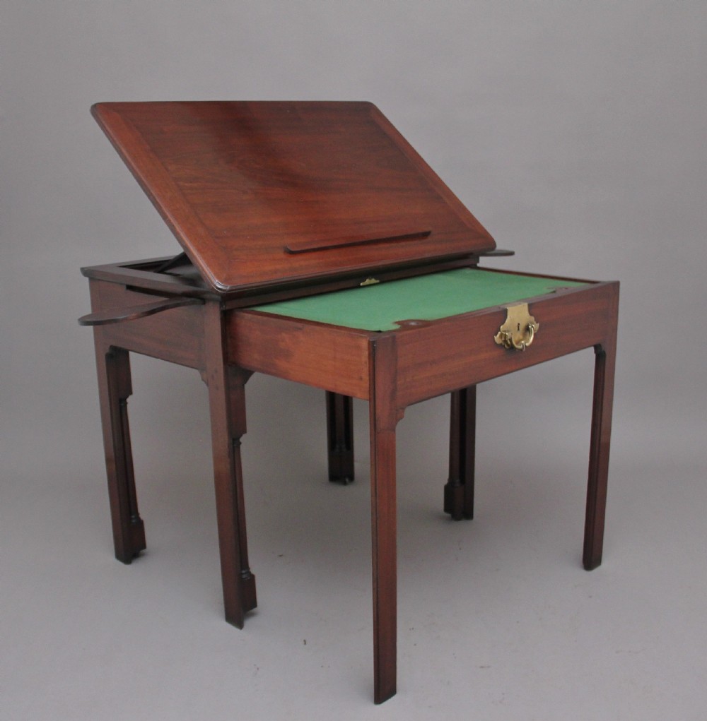 18th Century mahogany architect's desk