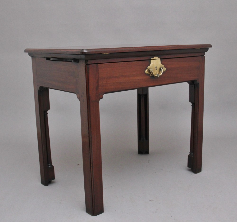 18th Century mahogany architect's desk View II