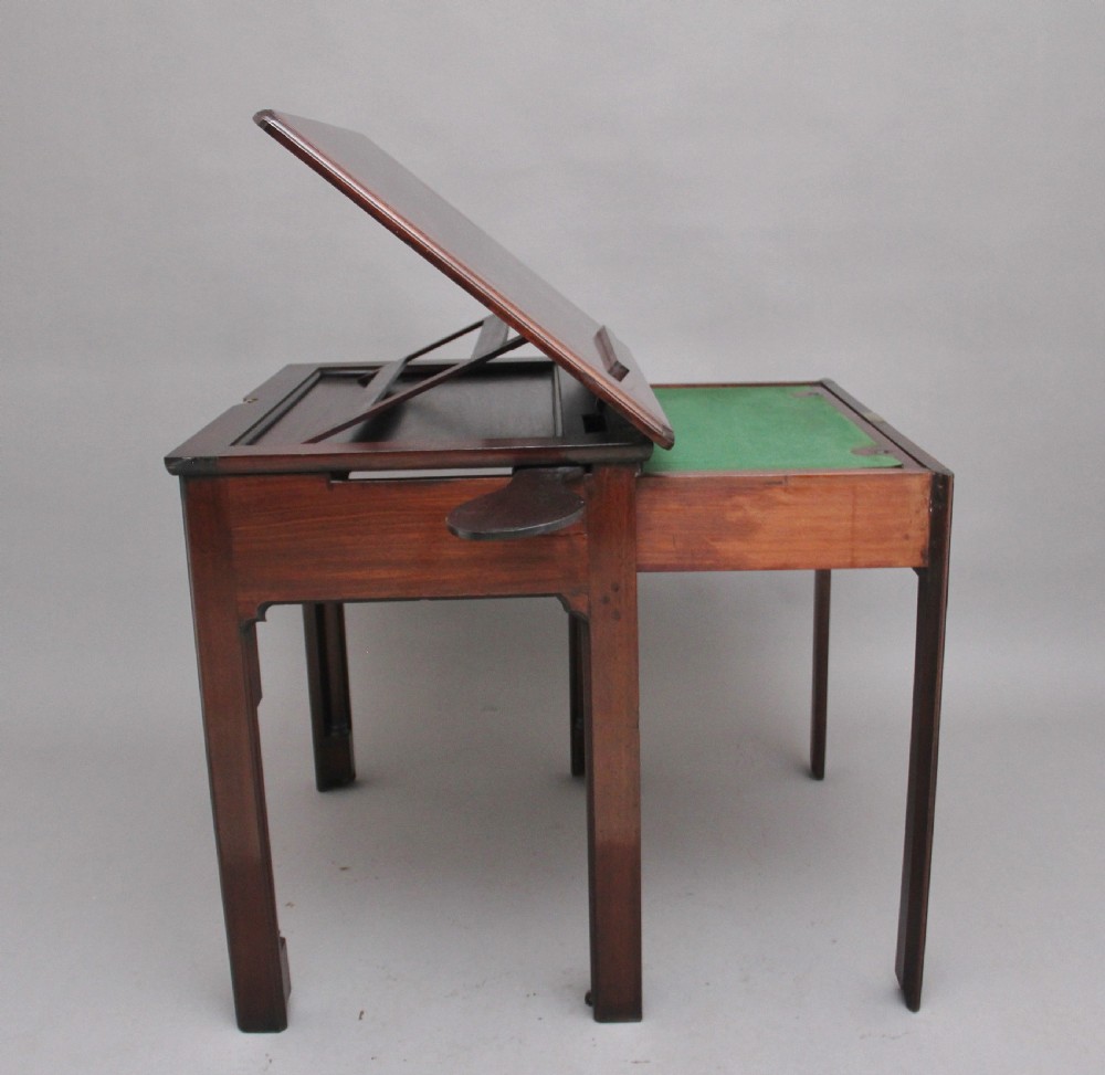 18th Century mahogany architect's desk View XI