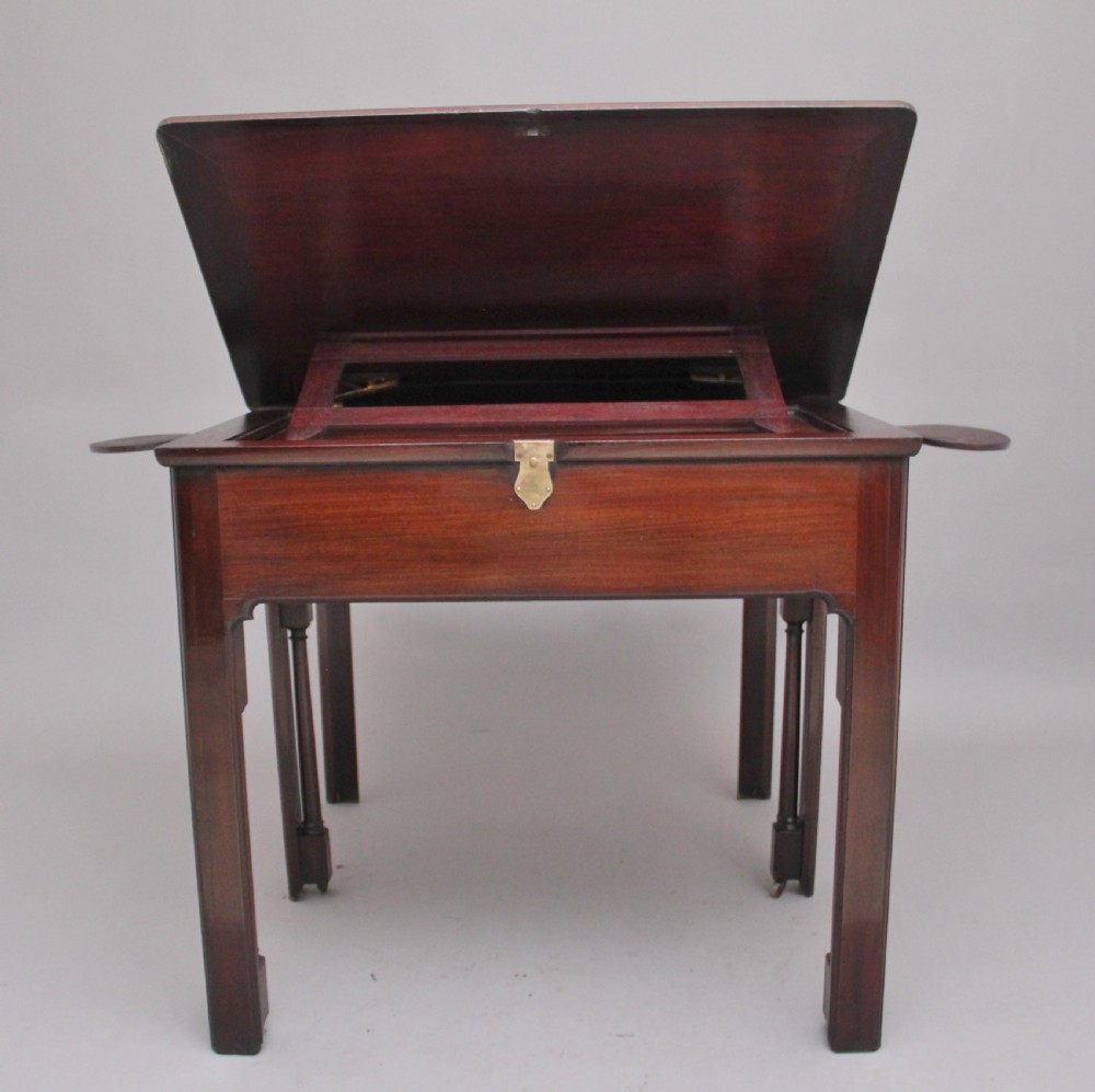 18th Century mahogany architect's desk View XII