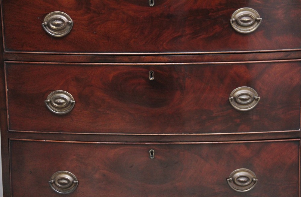Early 19th Century mahogany bowfront chest of drawers View VIII