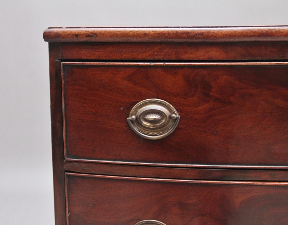 Early 19th Century mahogany bowfront chest of drawers View IX