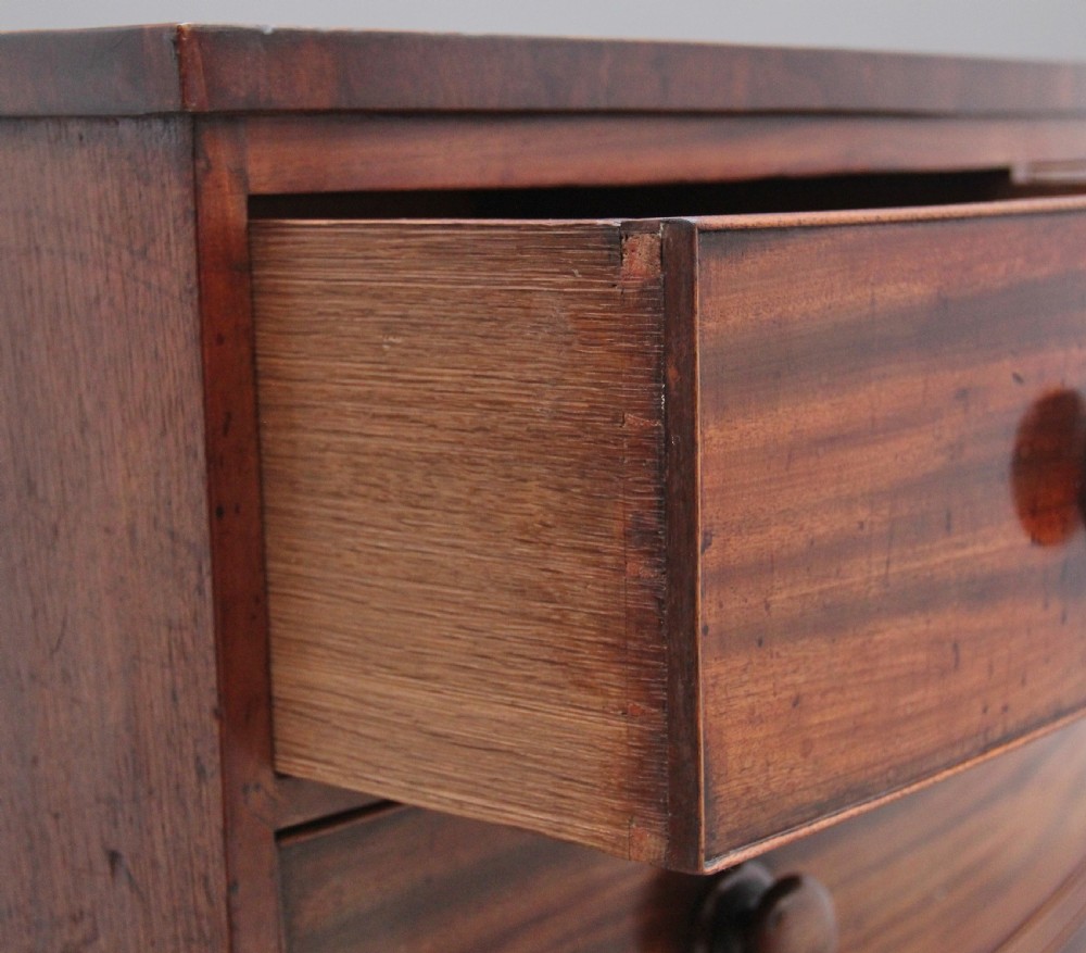 Early 19th Century mahogany bowfront chest of drawers View VIII