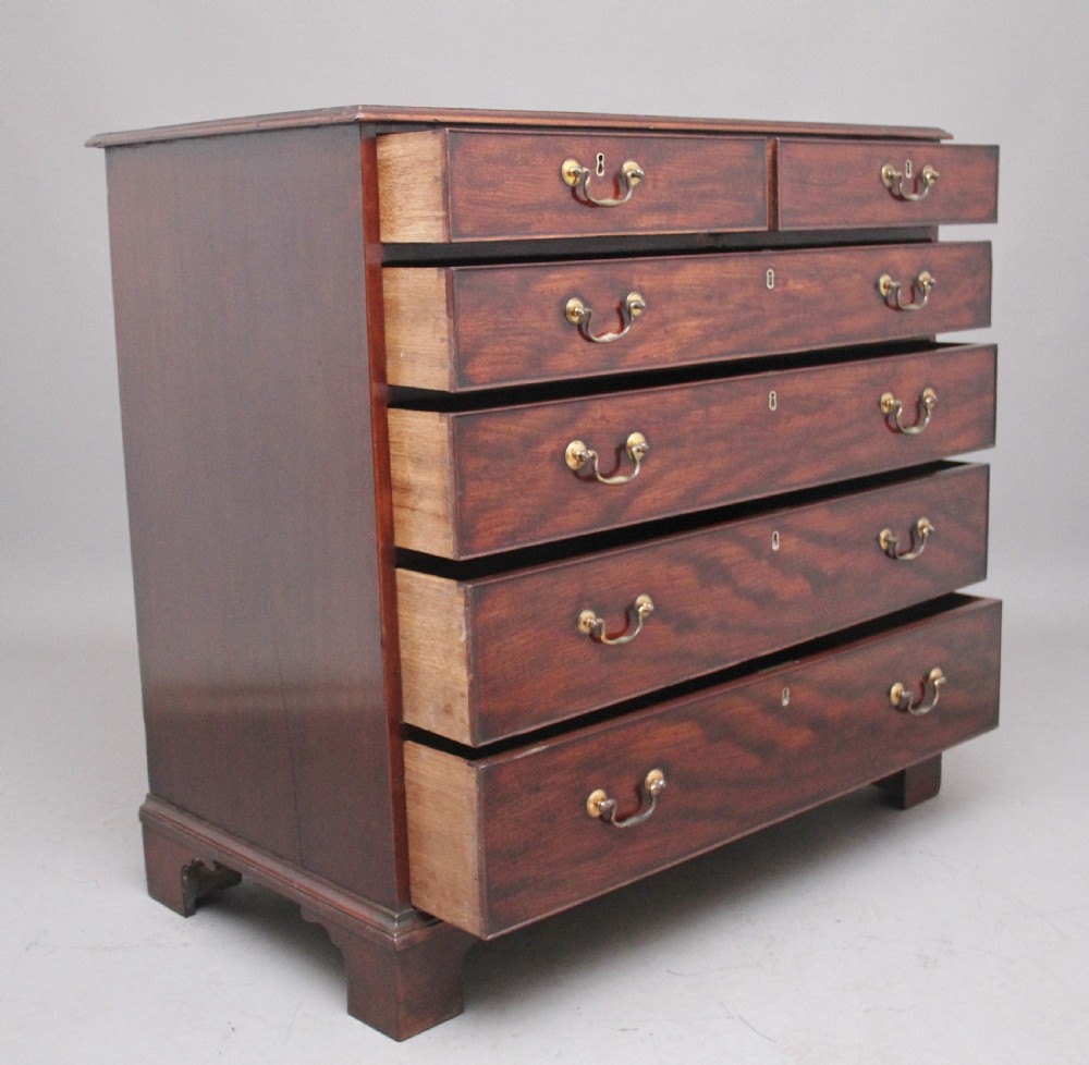 18th Century mahogany chest of drawers View III