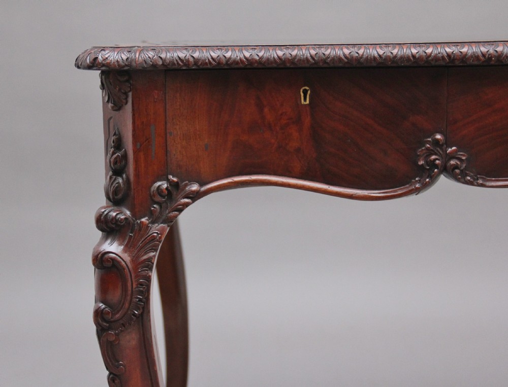 19th Century mahogany writing table View II
