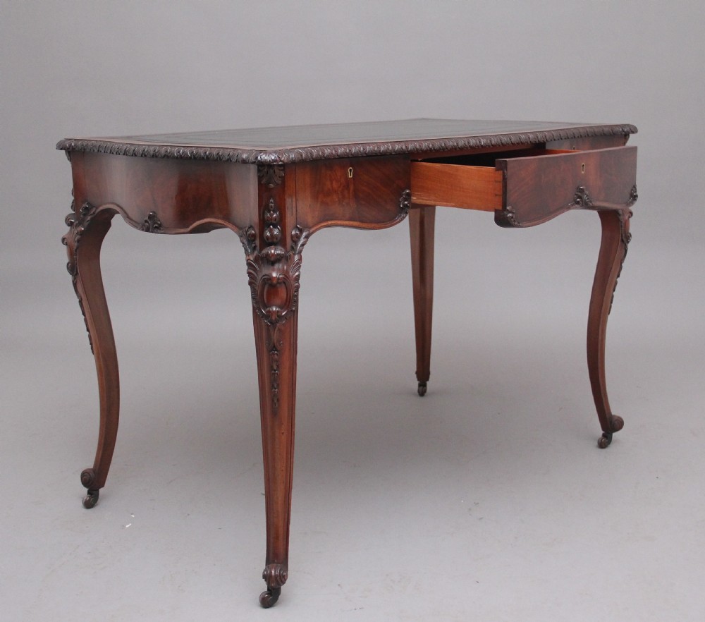 19th Century mahogany writing table View IV