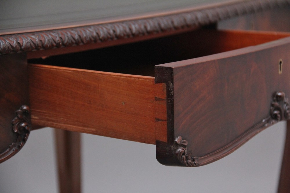 19th Century mahogany writing table View V