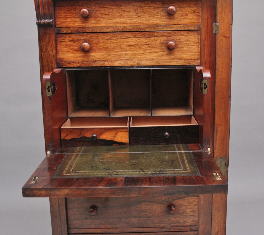 Early 19th Century rosewood Wellington chest View VII