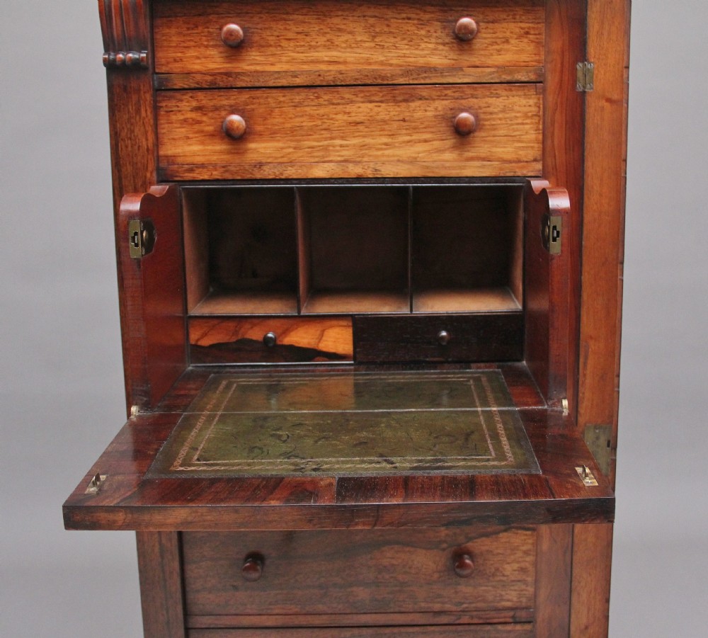Early 19th Century rosewood Wellington chest View VIII