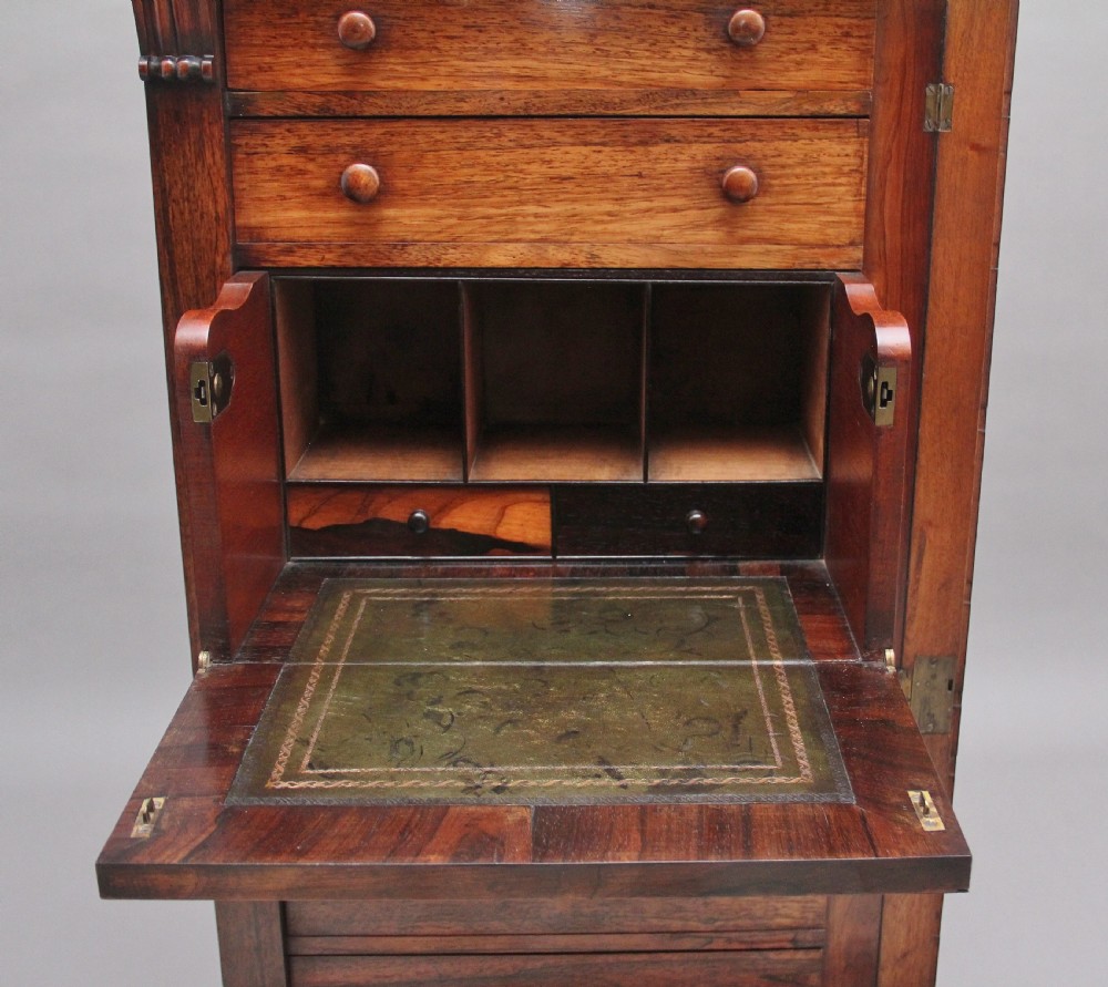Early 19th Century rosewood Wellington chest View IX