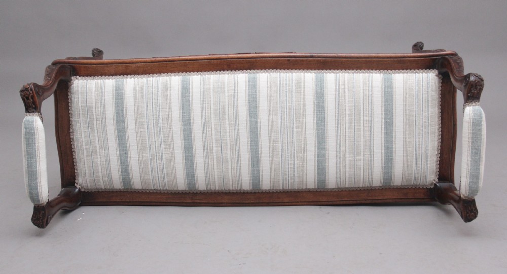 19th Century walnut window seat View VIII