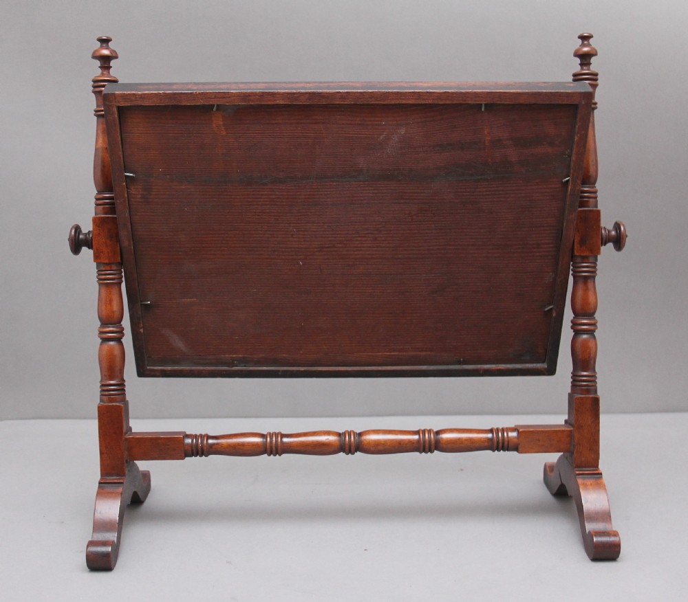 19th Century mahogany toilet mirror View IV