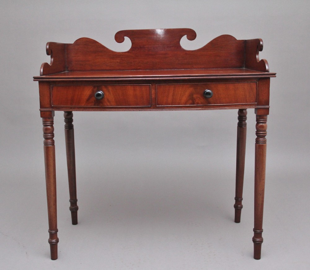 19th Century mahogany side table 