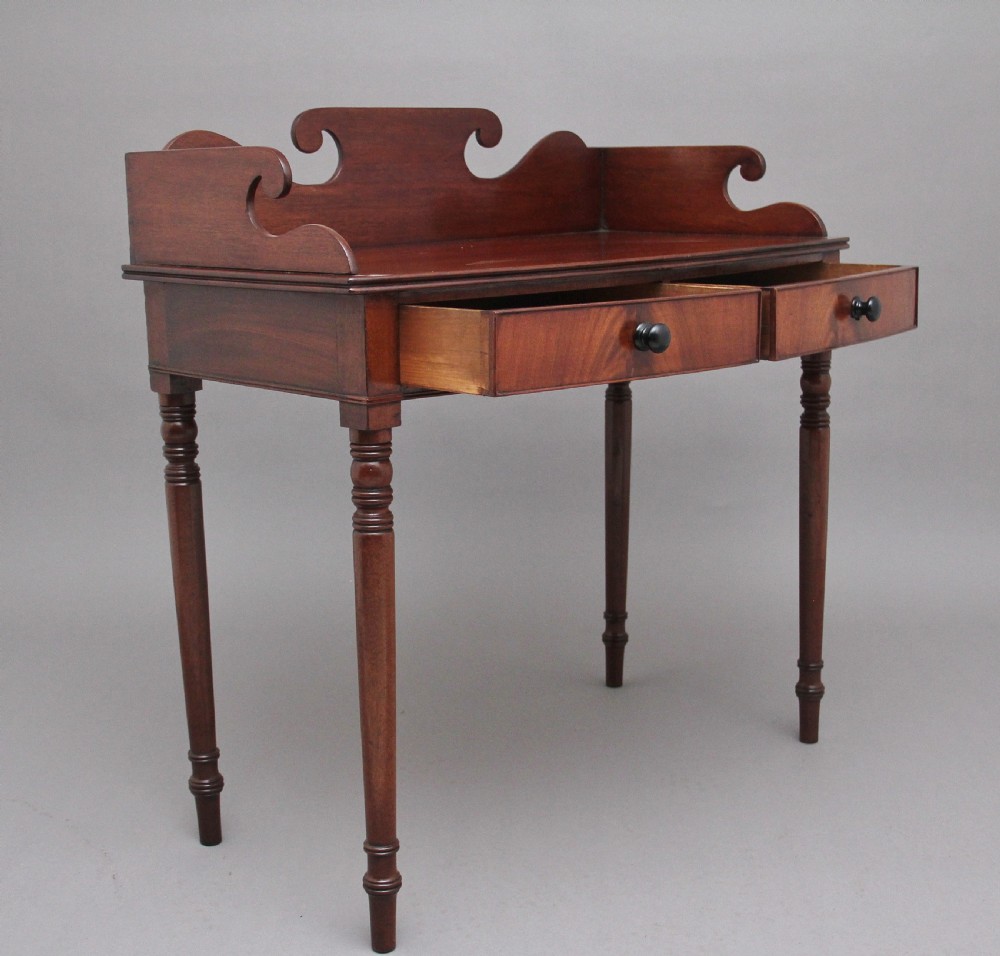 19th Century mahogany side table  View III