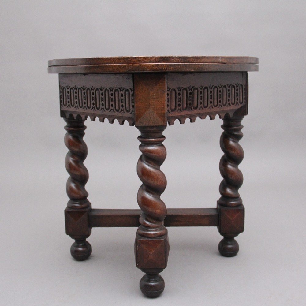 18th Century oak credence table