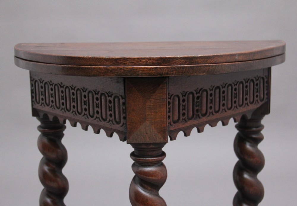 18th Century oak credence table View II