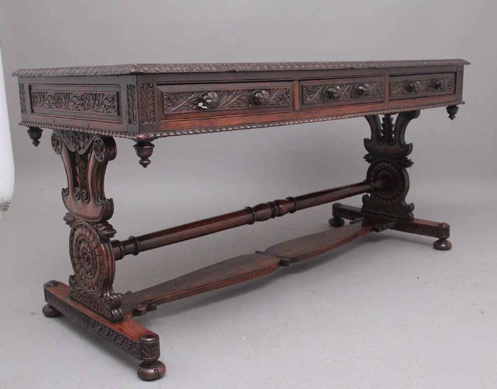 Early 19th Century Anglo-Indian teak consul table
