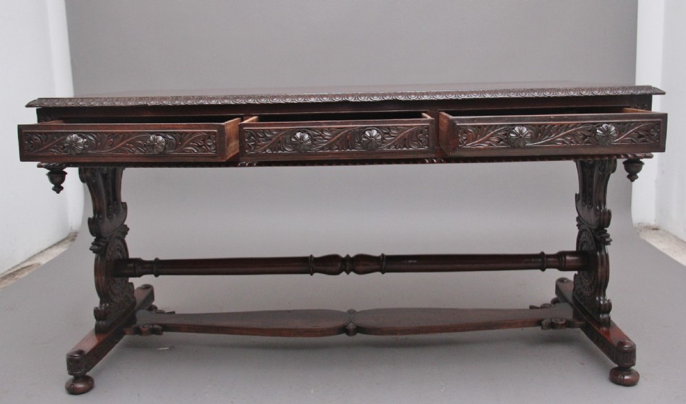 Early 19th Century Anglo-Indian teak consul table View III