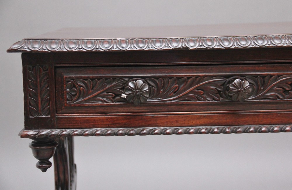 Early 19th Century Anglo-Indian teak consul table View IV