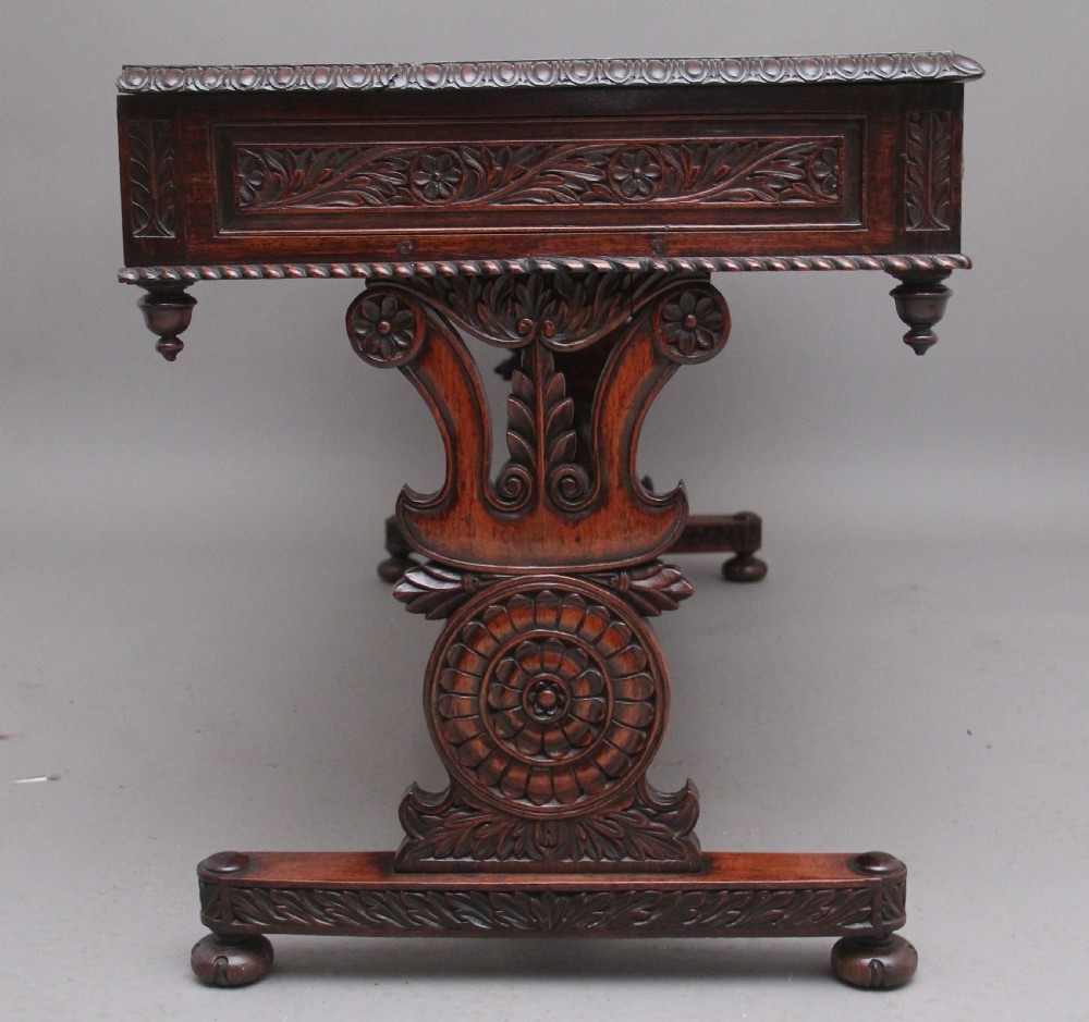 Early 19th Century Anglo-Indian teak consul table View V